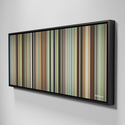 Side view of Framed Buff's of Out Of Africa Frome on the wall