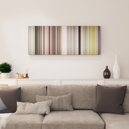 Living room interior with Yellow Submarine Frome on the wall