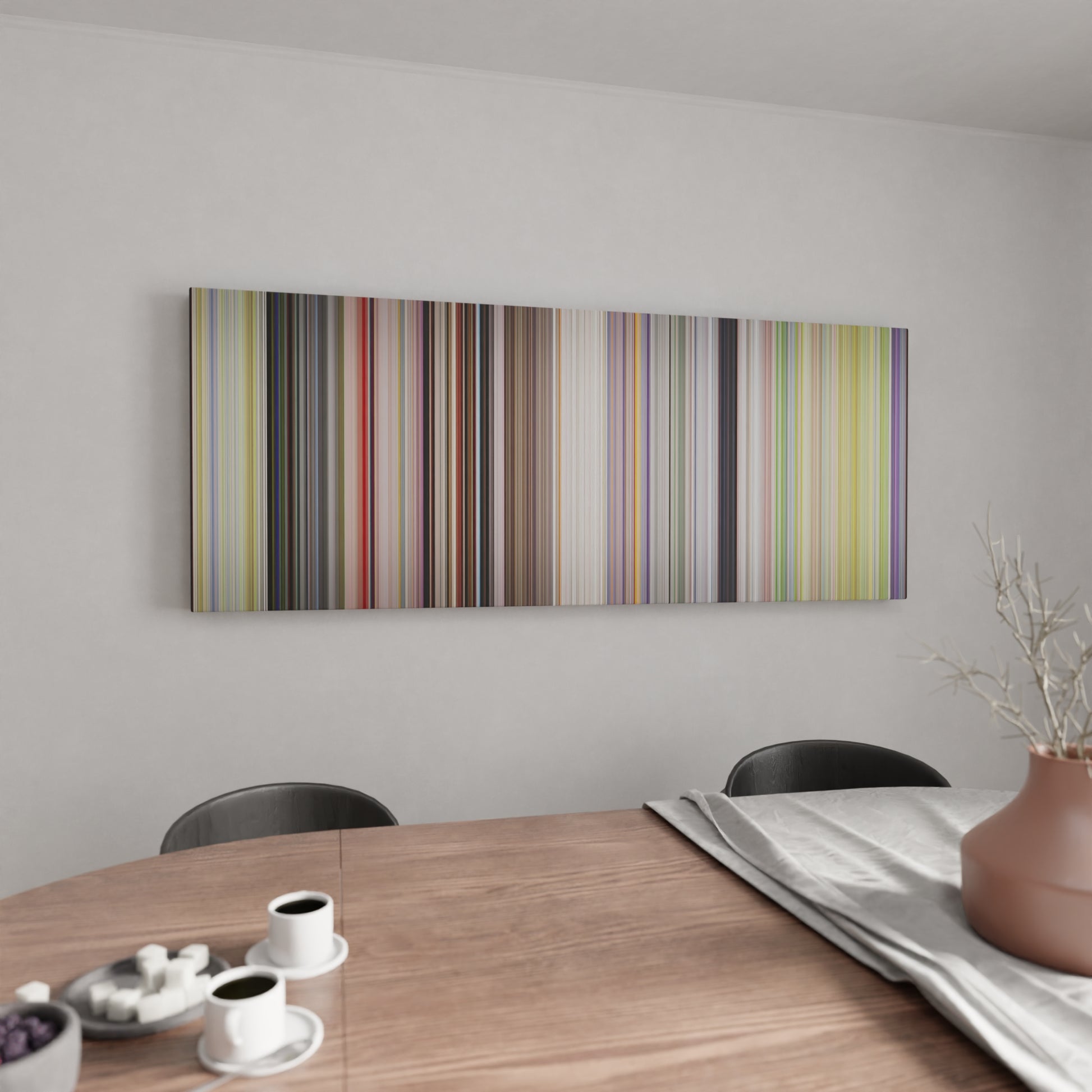 Kitchen with Yellow Submarine Frome on the wall