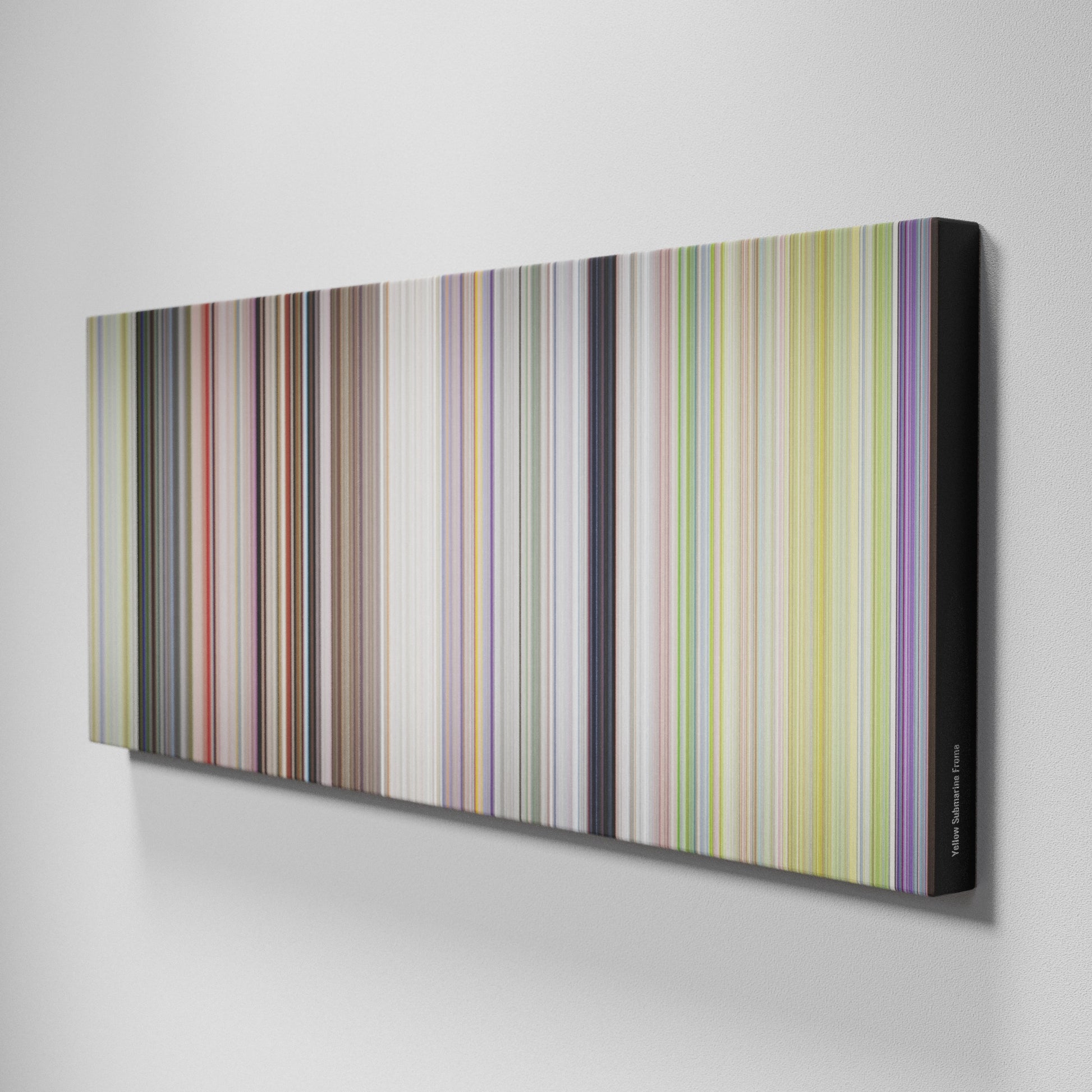 Side view of Buff's of Yellow Submarine Frome on the wall