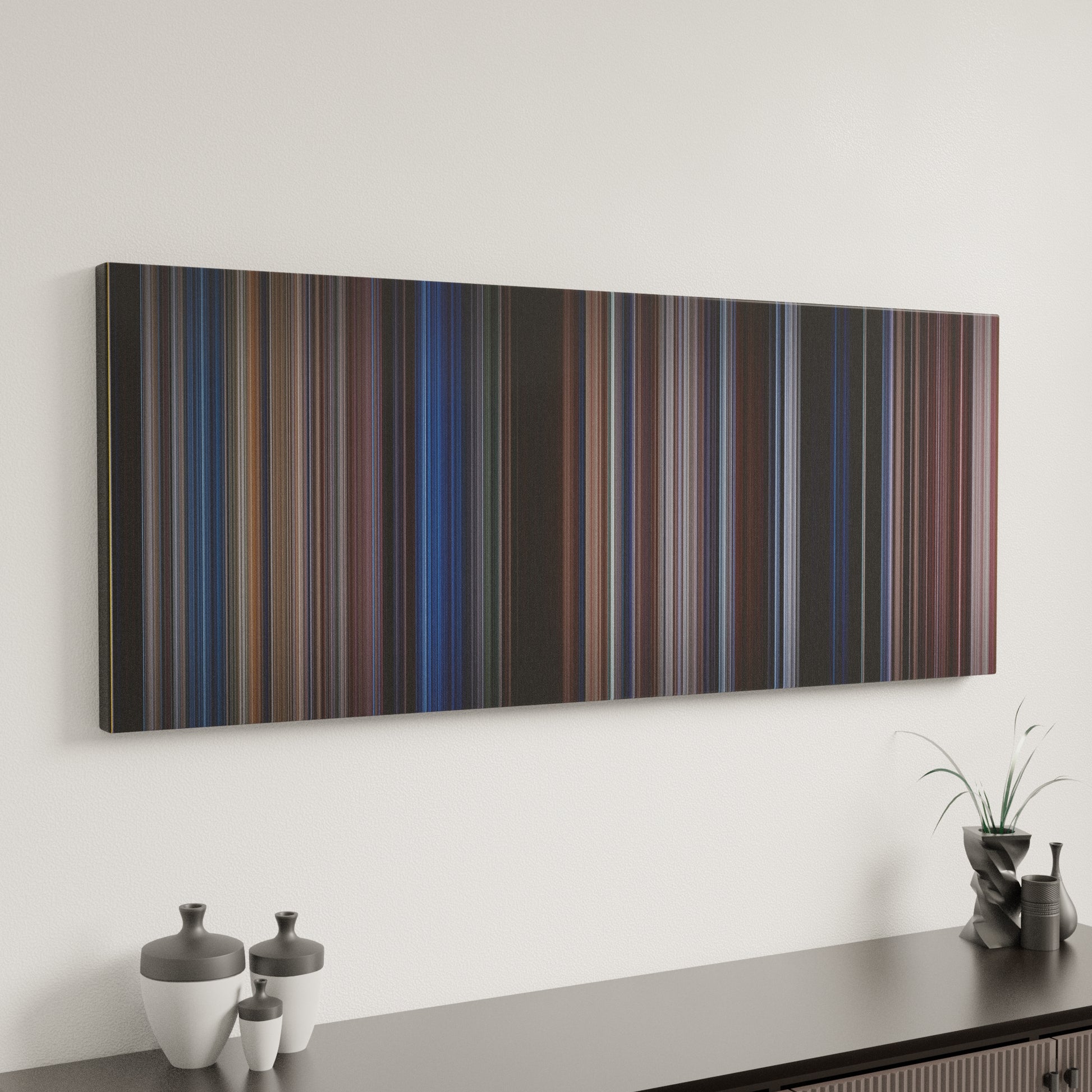 Minimal interior design with The Bodyguard Frome on the wall