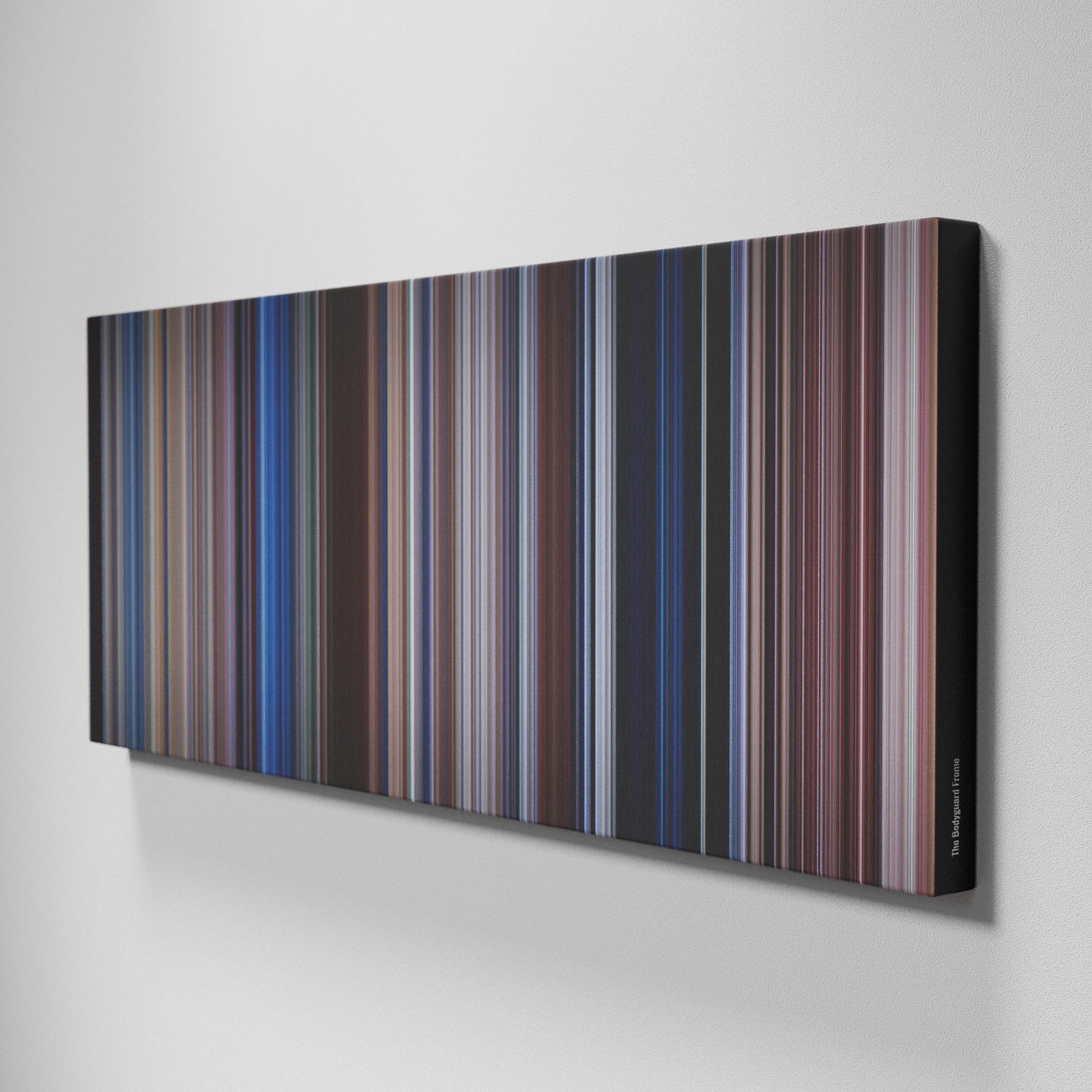 Side view of Buff's of The Bodyguard Frome on the wall