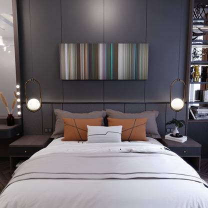 Bedroom interior with How to Train Your Dragon 2 Frome on the wall