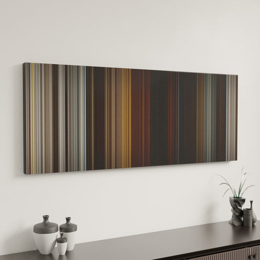 Minimal interior design with Anne with an E: Memory Has as Many Moods as the Temper Frome on the wall