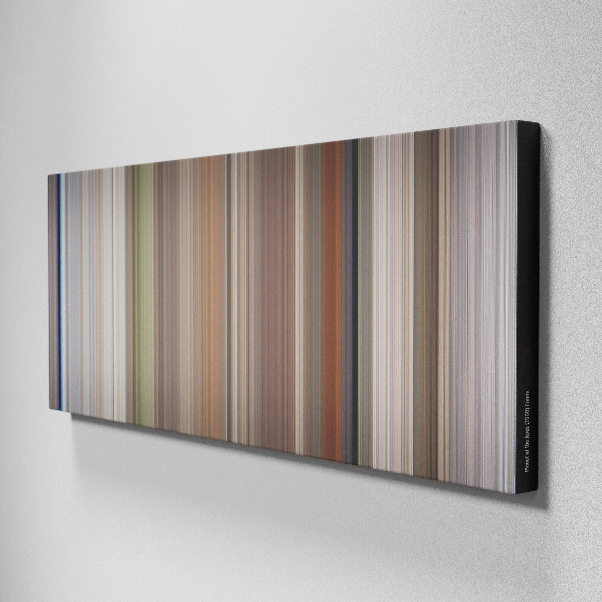 Side view of Buff's of Planet of the Apes Frome on the wall