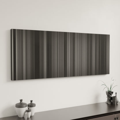 Minimal interior design with It's a Wonderful Life Frome (B&W) on the wall