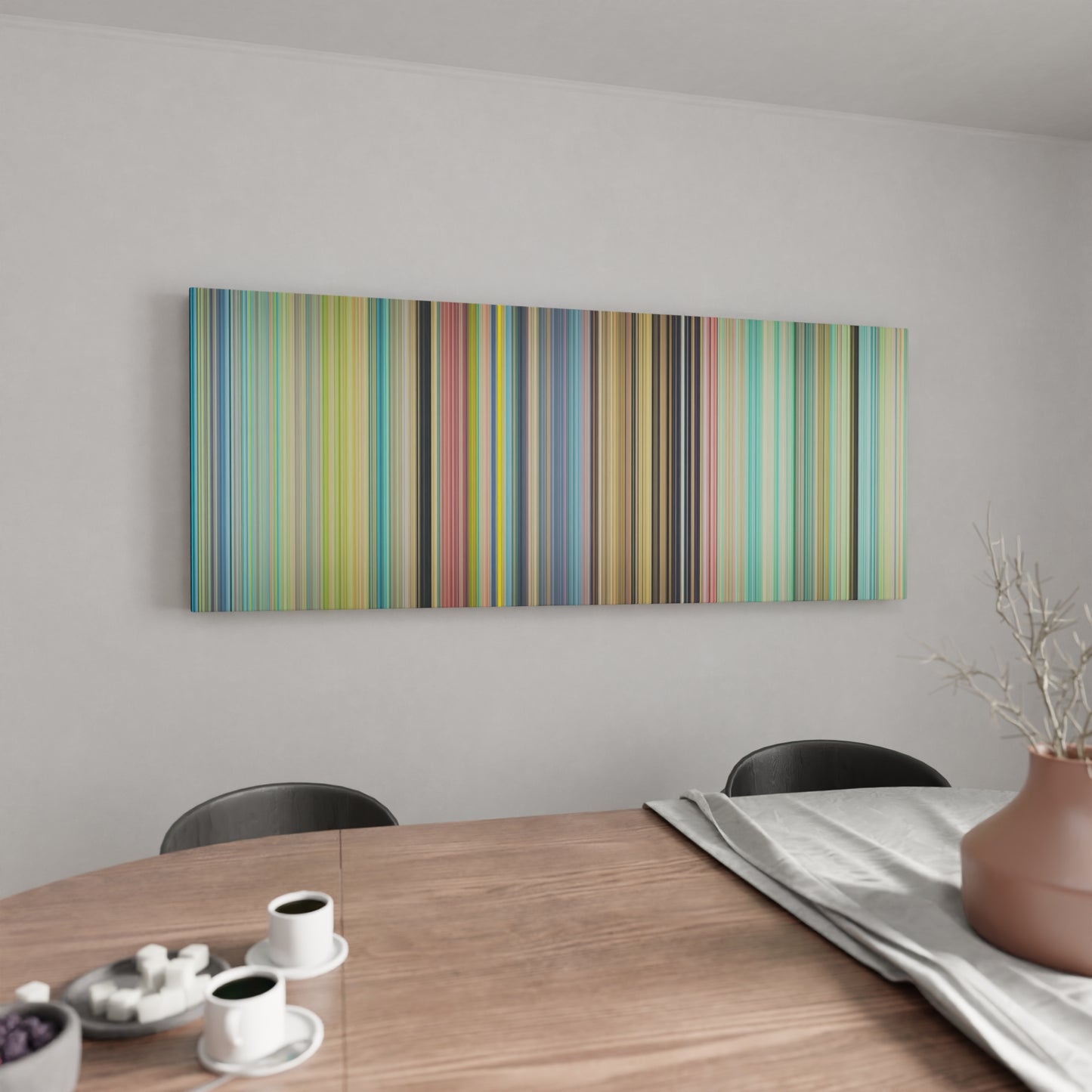 Kitchen with Ponyo Frome on the wall