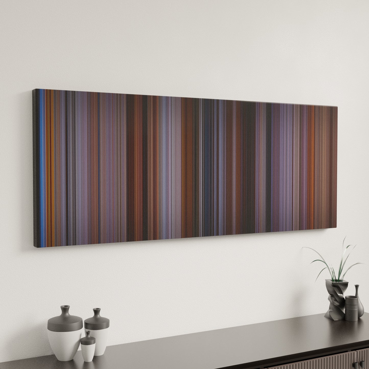 Minimal interior design with While You Were Sleeping Frome on the wall