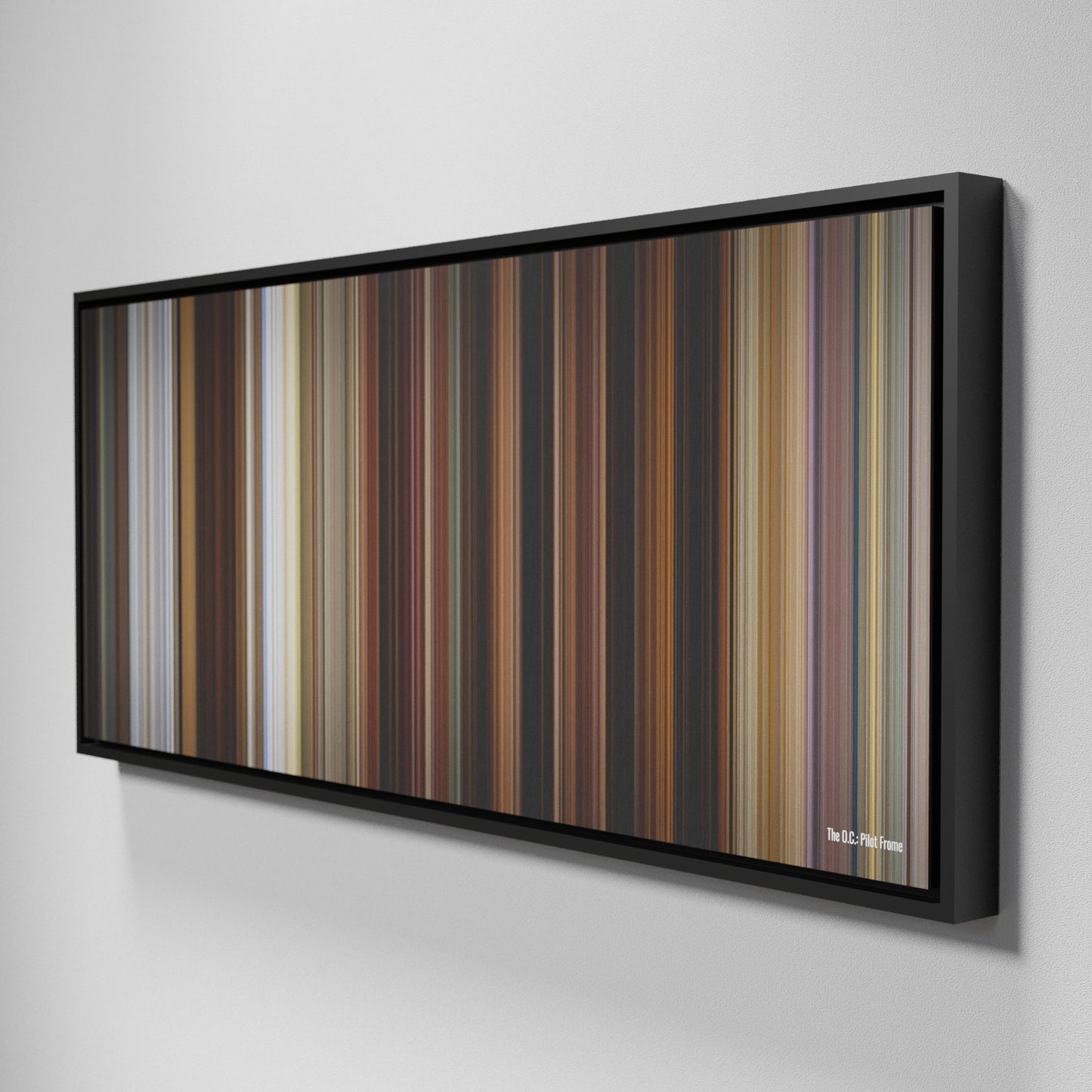 Side view of Framed Buff's of The O.C.: Pilot Frome on the wall