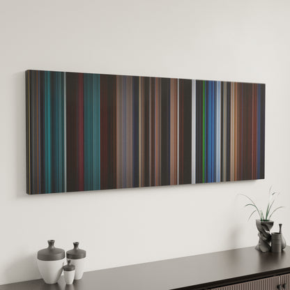 Minimal interior design with Joe Versus the Volcano Frome on the wall