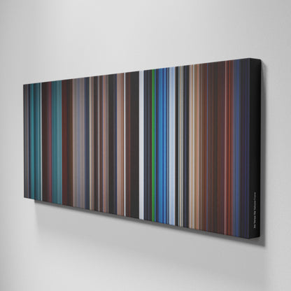 Side view of Buff's of Joe Versus the Volcano Frome on the wall