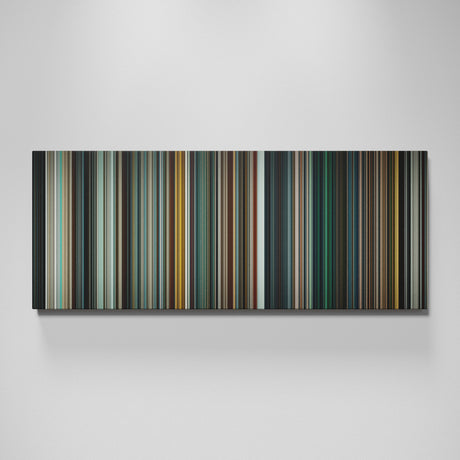 Batman v Superman: Dawn of Justice movie canvas wall art - color palette print