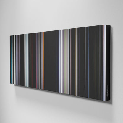 Side view of Buff's of Under the Skin Frome on the wall