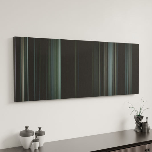 Minimal interior design with The Witch Frome on the wall