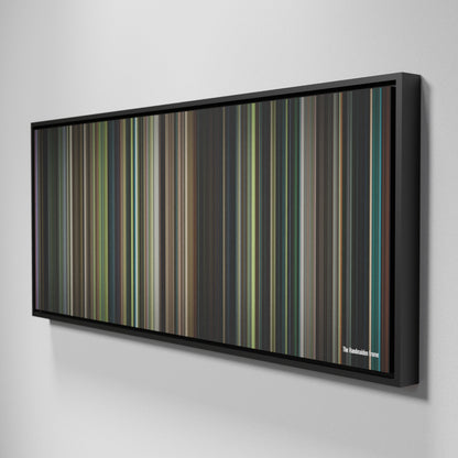 Side view of Framed Buff's of The Handmaiden Frome on the wall