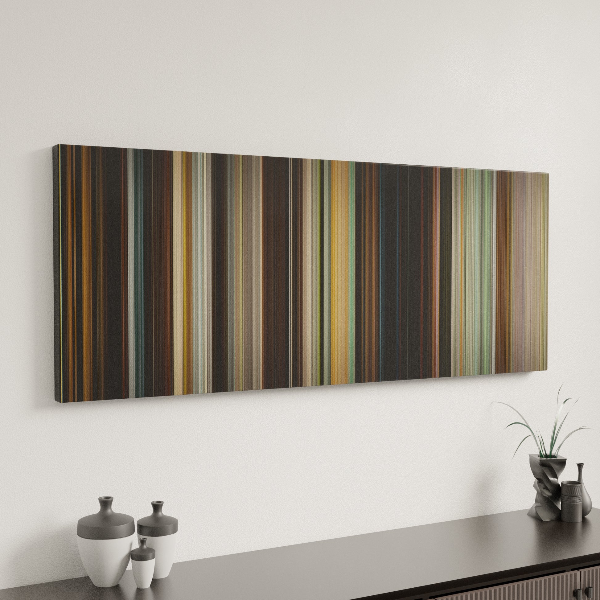 Minimal interior design with Crazy, Stupid, Love Frome on the wall