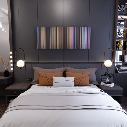 Bedroom interior with Big Hero 6 Frome on the wall