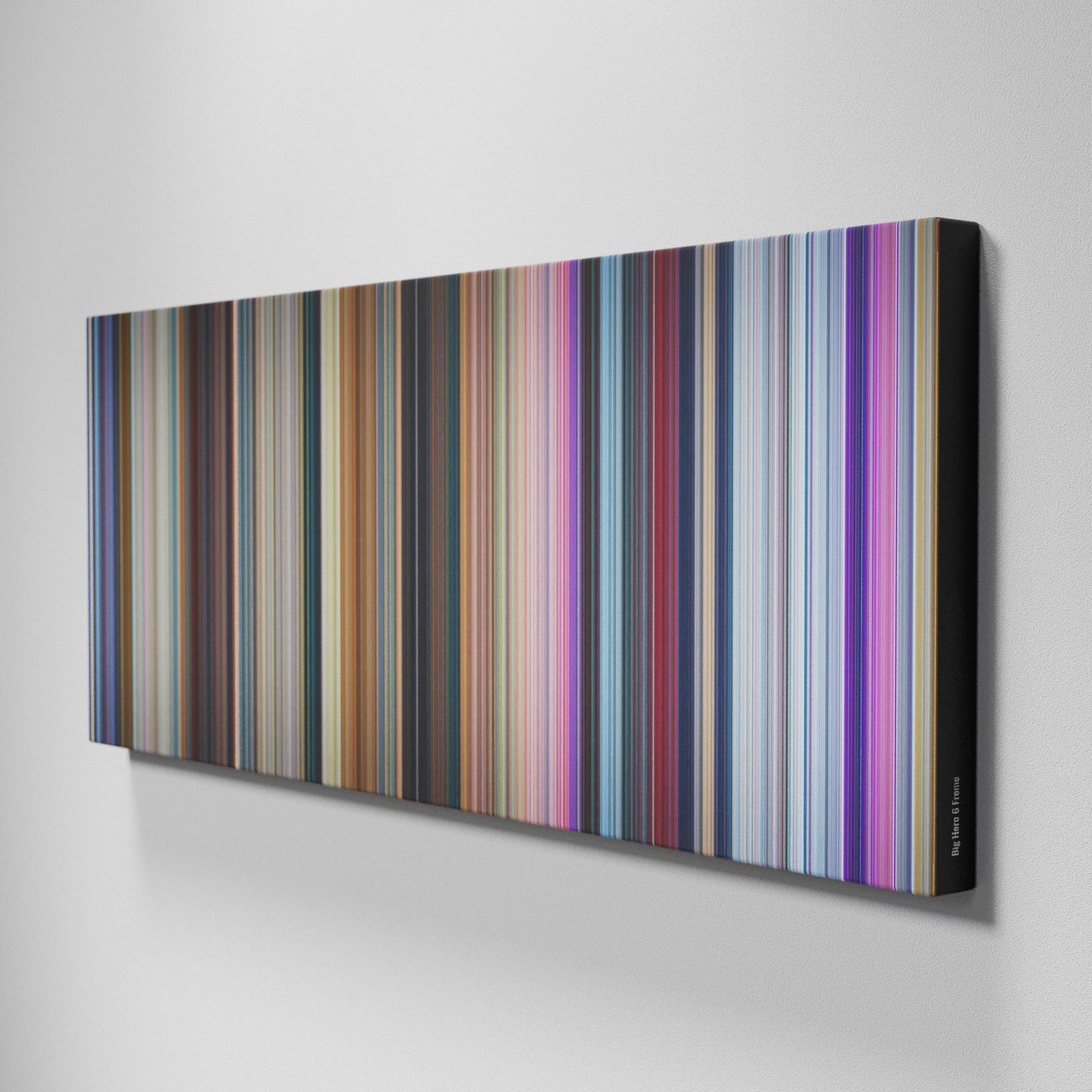 Side view of Buff's of Big Hero 6 Frome on the wall