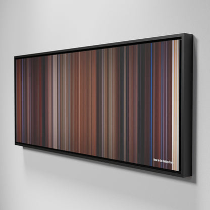 Side view of Framed Buff's of Home for the Holidays Frome on the wall