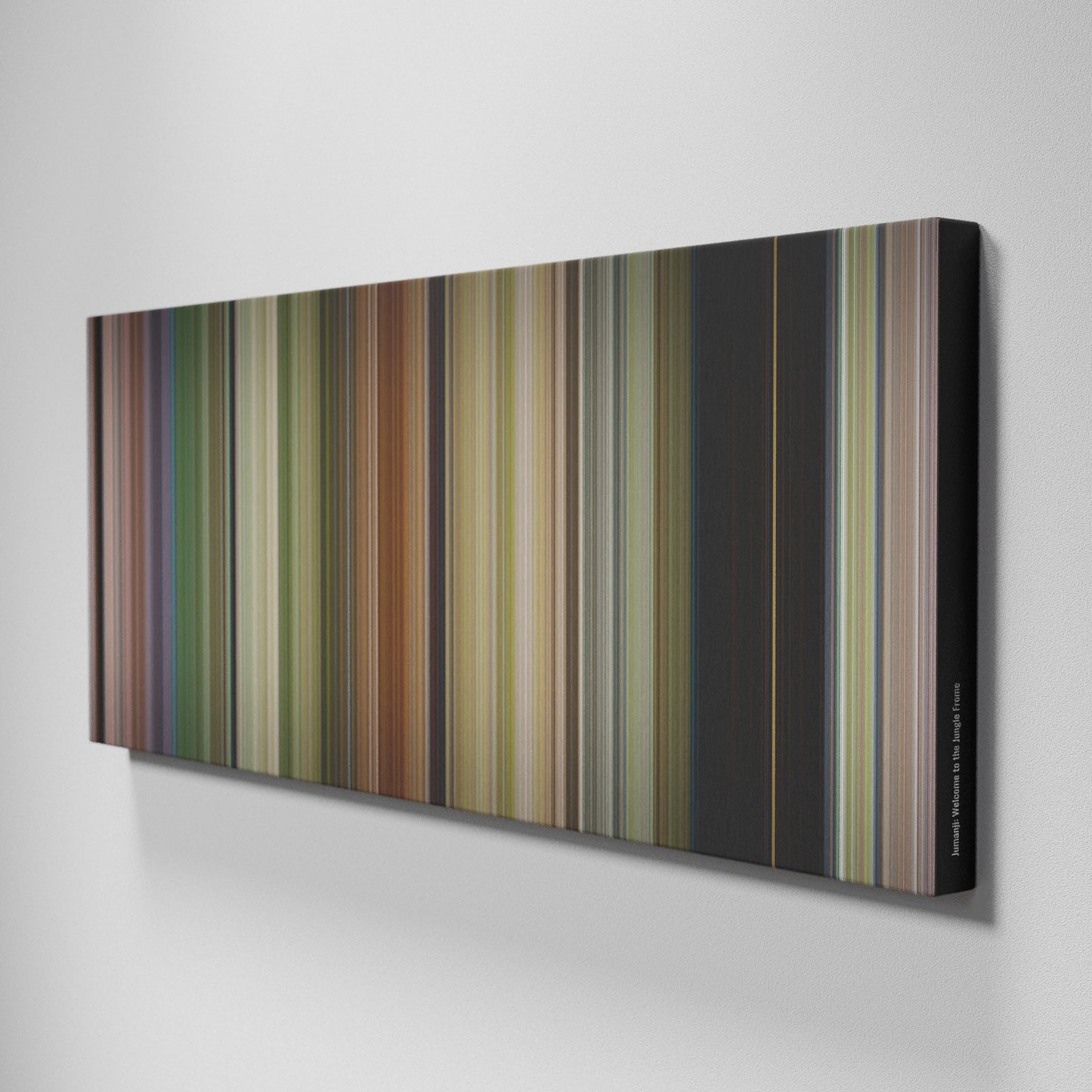 Side view of Buff's of Jumanji: Welcome to the Jungle Frome on the wall