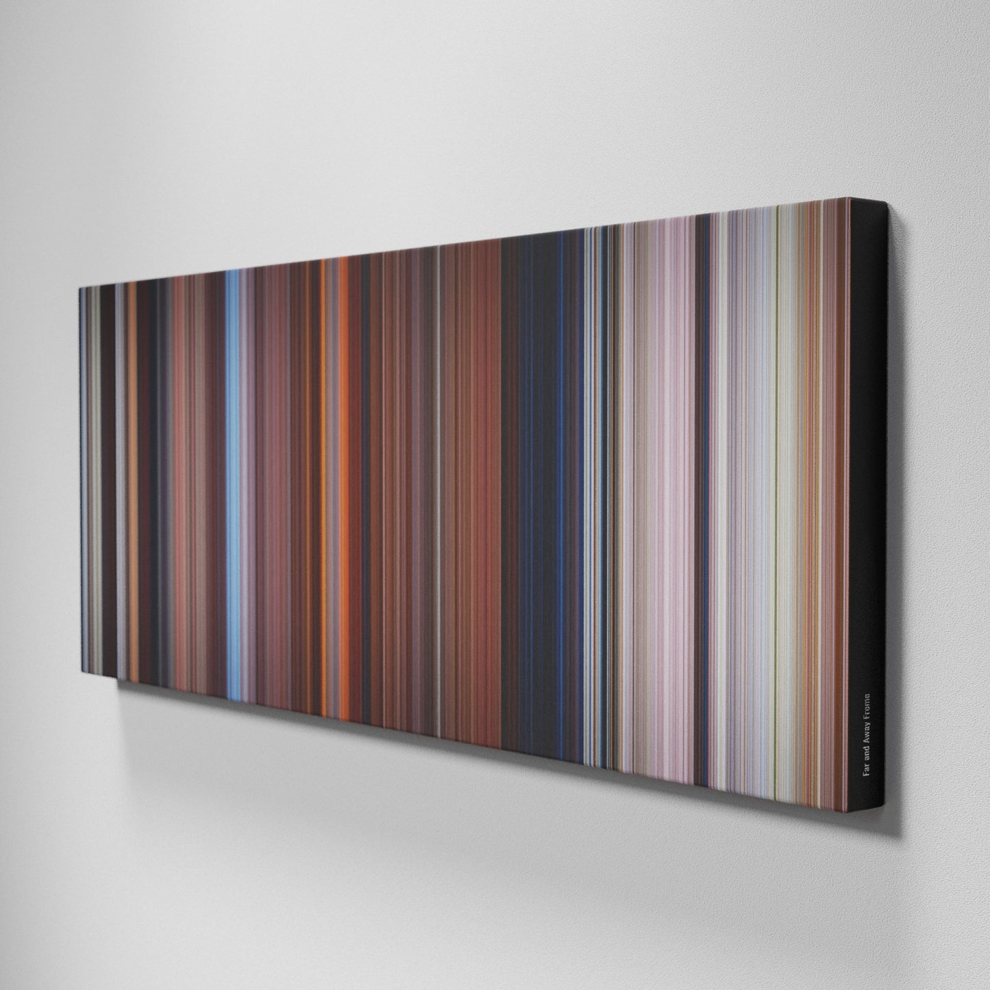 Side view of Buff's of Far and Away Frome on the wall