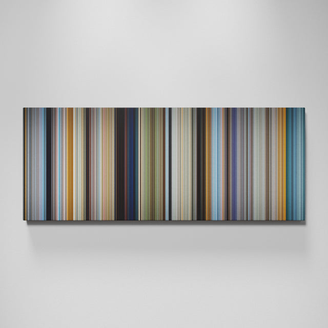 Point Break movie canvas wall art - color palette print