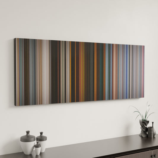 Minimal interior design with Spider-Man: Far from Home Frome on the wall