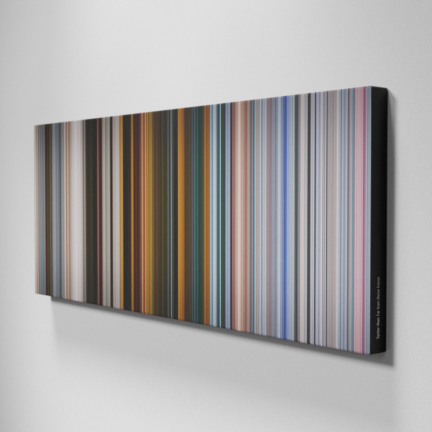 Side view of Buff's of Spider-Man: Far from Home Frome on the wall