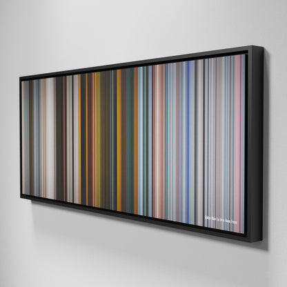 Side view of Framed Buff's of Spider-Man: Far from Home Frome on the wall