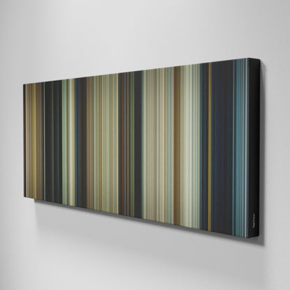 Side view of Buff's of Paul Frome on the wall