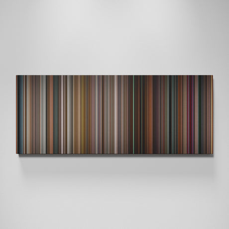 Black Swan movie canvas wall art - color palette print