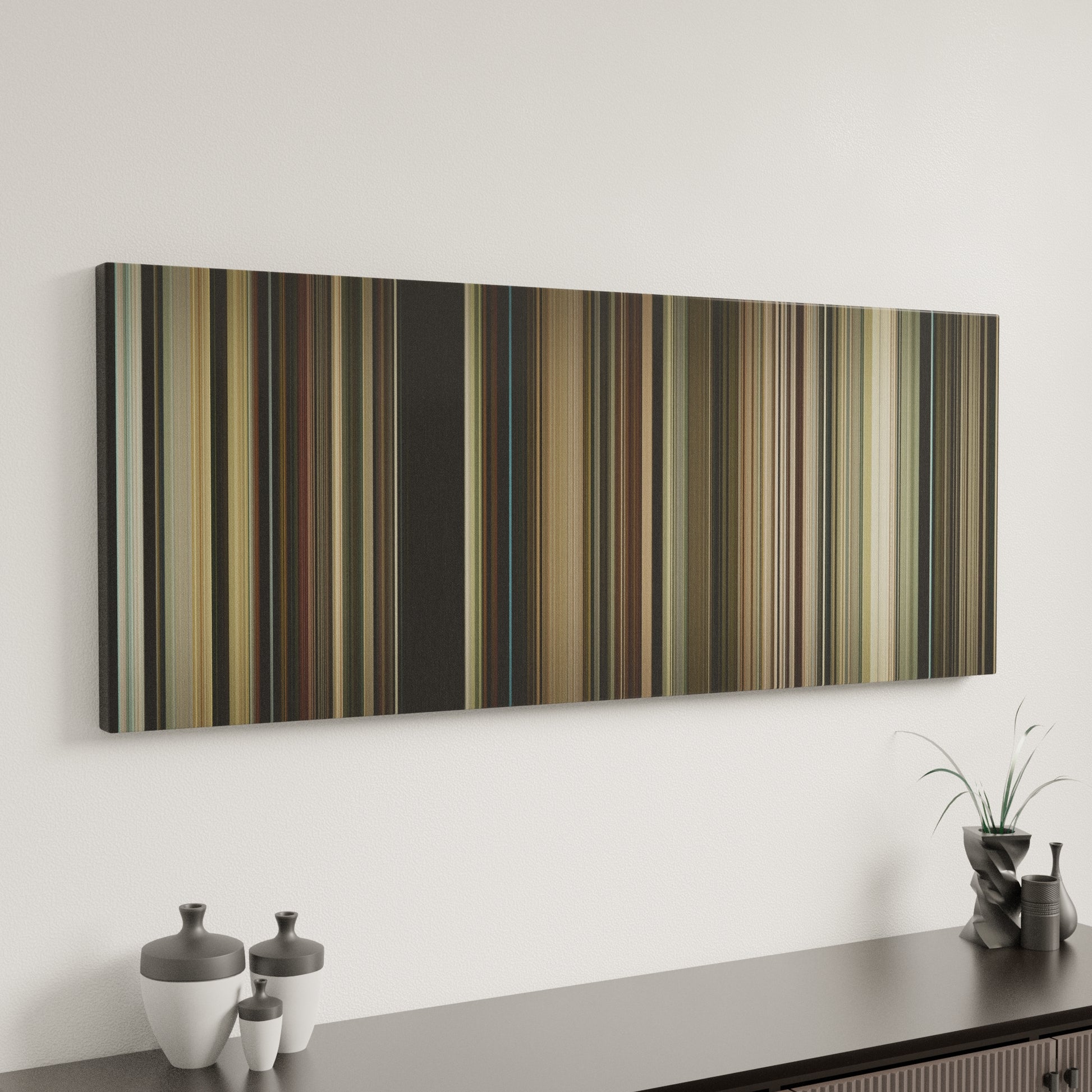 Minimal interior design with The Master Frome on the wall