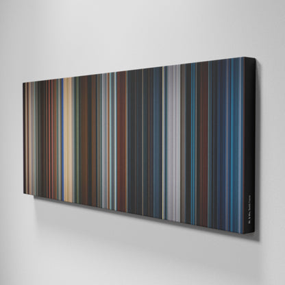 Side view of Buff's of Mr. & Mrs. Smith Frome on the wall