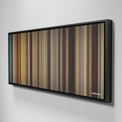 Side view of Framed Buff's of The Painted Veil Frome on the wall