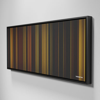 Side view of Framed Buff's of The Illusionist Frome on the wall