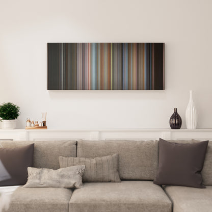 Living room interior with Men in Black Frome on the wall