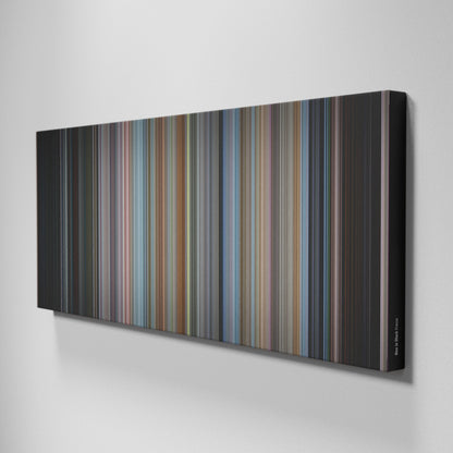 Side view of Buff's of Men in Black Frome on the wall