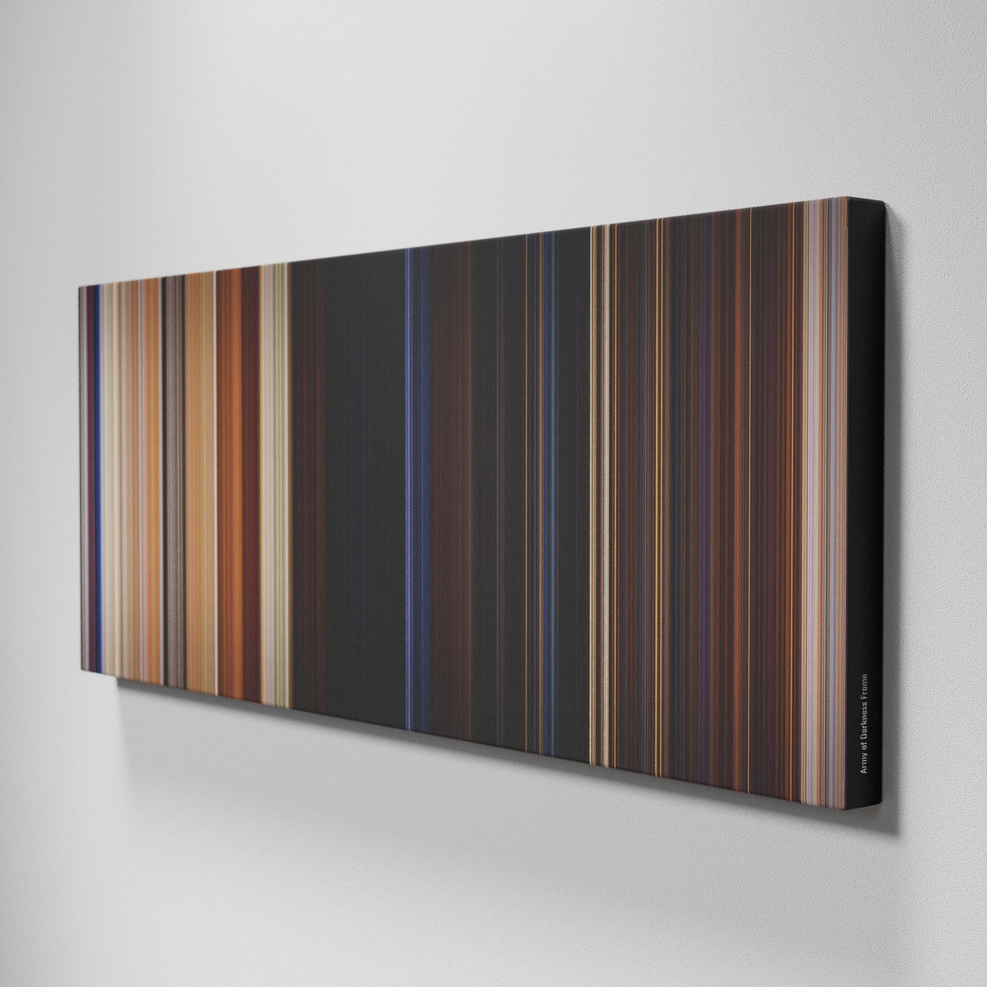 Side view of Buff's of Army of Darkness Frome on the wall