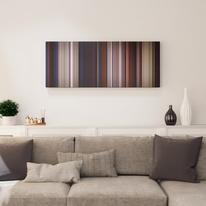 Living room interior with A Night at the Roxbury Frome on the wall