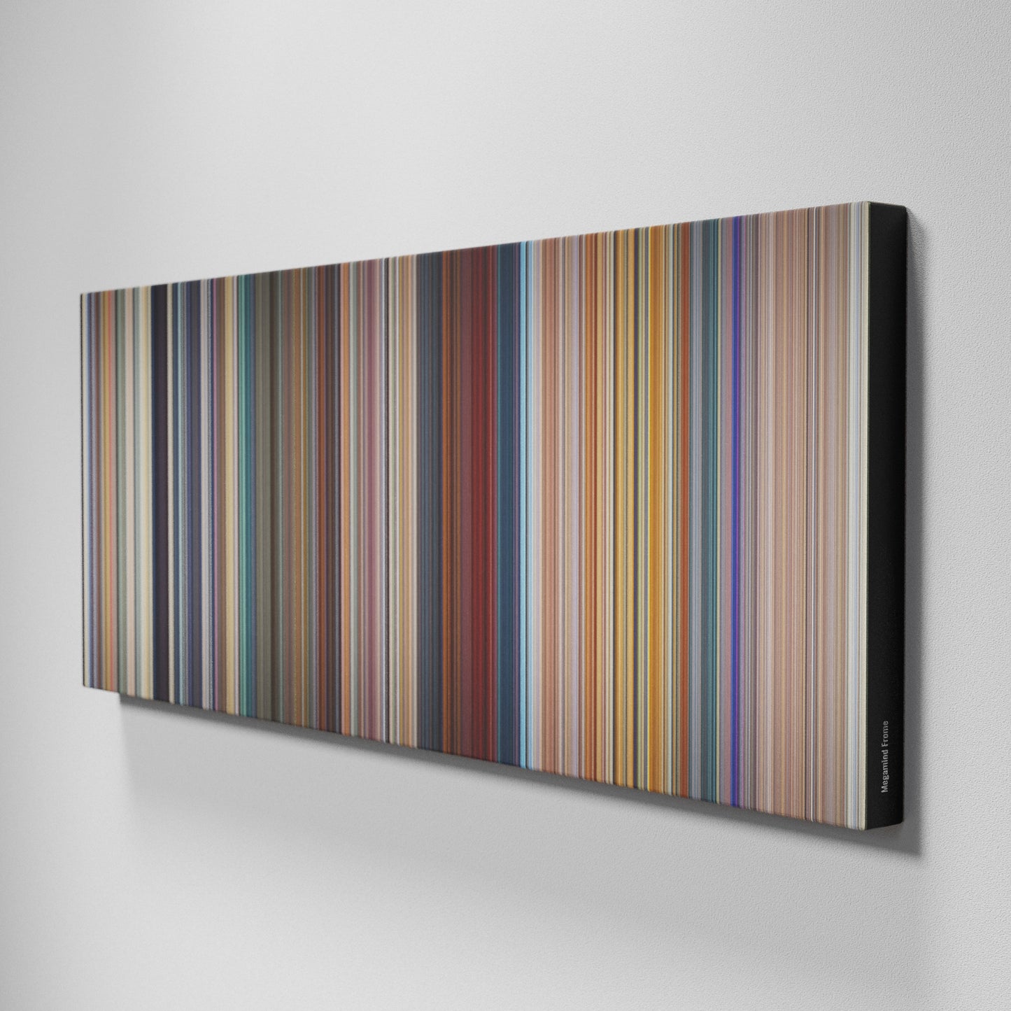 Side view of Buff's of Megamind Frome on the wall