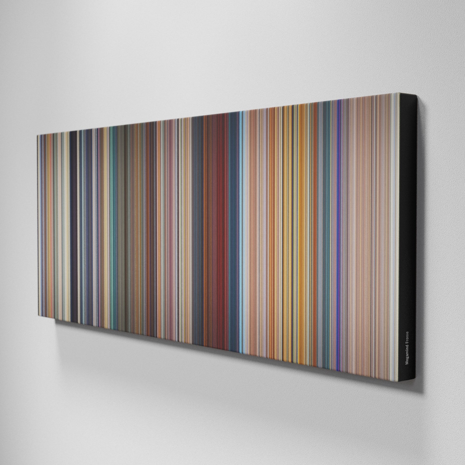 Side view of Buff's of Megamind Frome on the wall