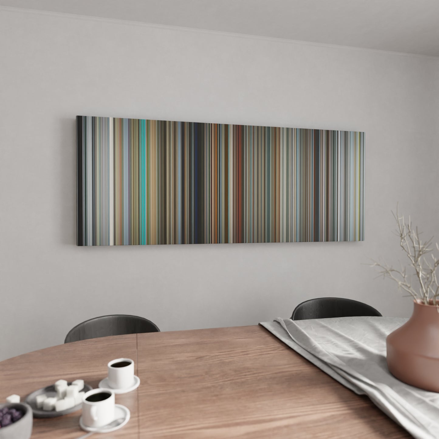 Kitchen with Mr. Nobody Frome on the wall