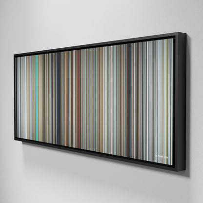 Side view of Framed Buff's of Mr. Nobody Frome on the wall