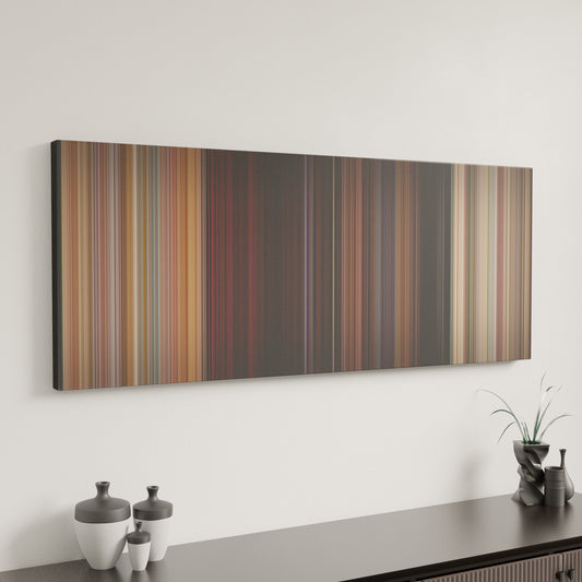 Minimal interior design with Sixteen Candles Frome on the wall