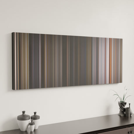 Ant-Man and the Wasp canvas art in modern interior - movie color palette