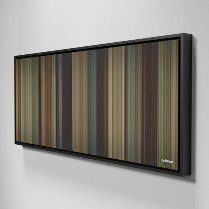 Side view of Framed Buff's of The Heat Frome on the wall