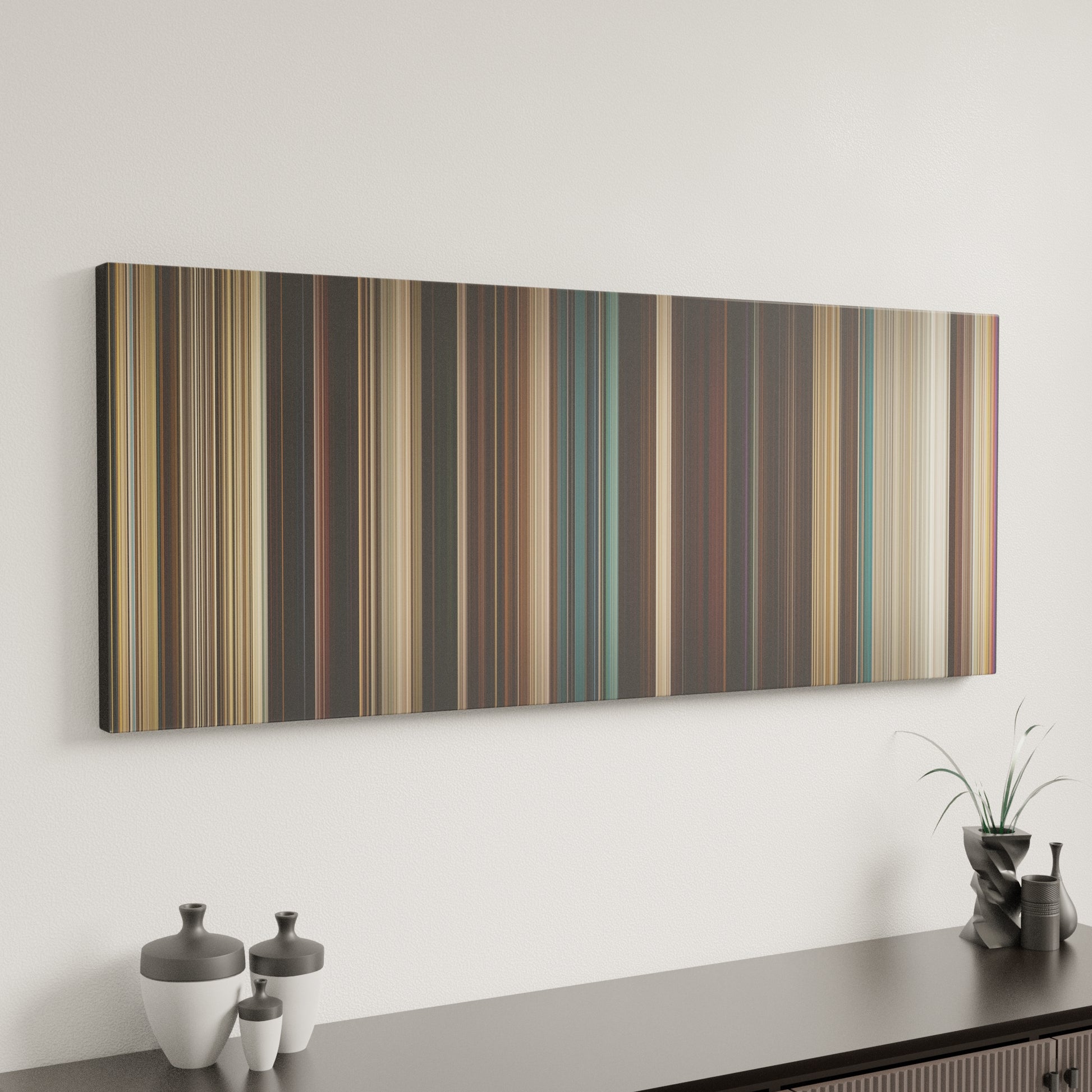 Minimal interior design with Fast Five Frome on the wall