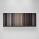 Scream movie canvas wall art - color palette print