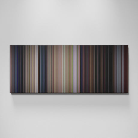 Scream movie canvas wall art - color palette print
