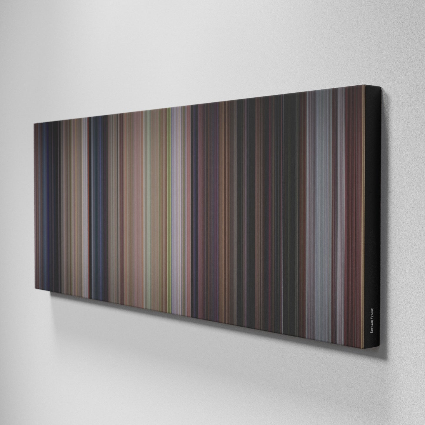 Side view of Buff's of Scream Frome on the wall